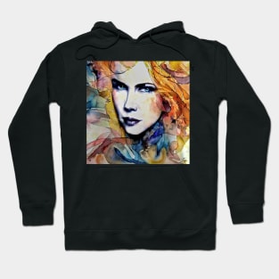 portrait of Nicole Kidman Hoodie